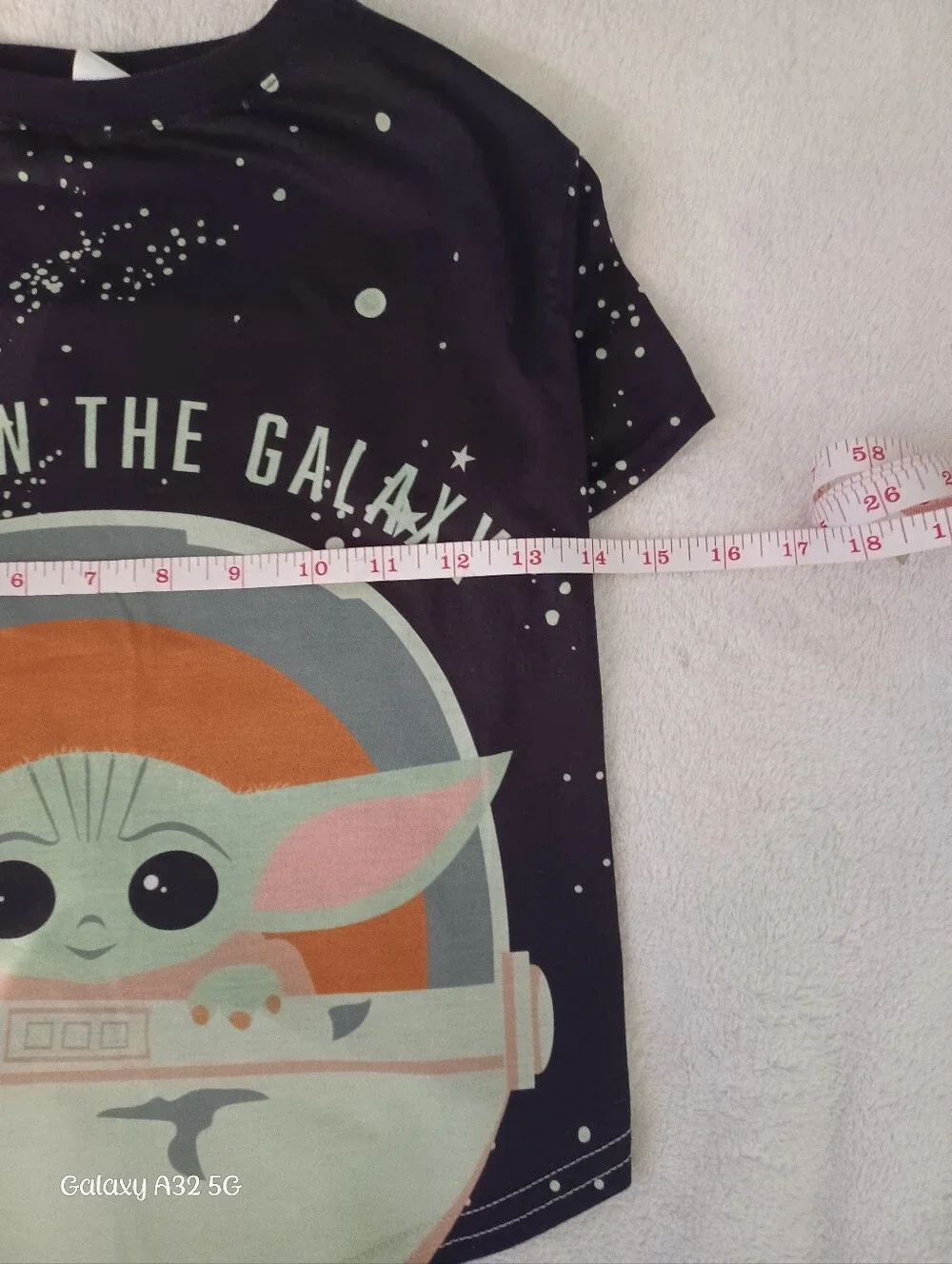 Star Wars Black Dog Tee with Baby Yoda Graphic